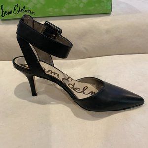 SAM EDELMAN Women’s Black Heels—SIZE 6--$38 (STYLE: Okala, Black Lea)